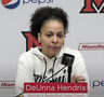 Former Miami of Ohio women's basketball coach DeUnna Hendrix. Screenshot via YouTube/Miami RedHawks